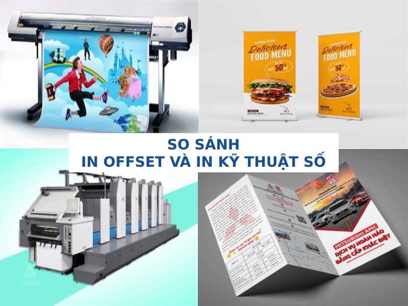 In kỹ thuật số và in offset: Khác biệt và khi nào nên chọn?