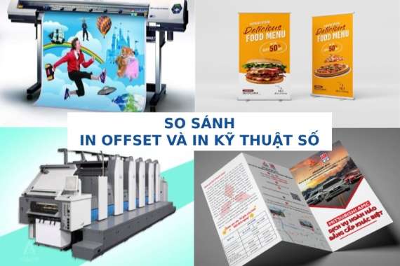 In kỹ thuật số và in offset: Khác biệt và khi nào nên chọn?