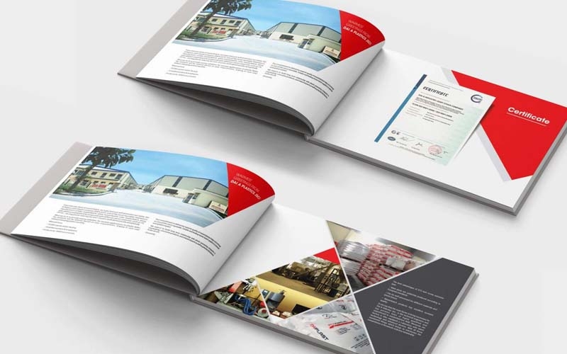 In catalogue sản phẩm cao cấp cho công ty theo mẫu