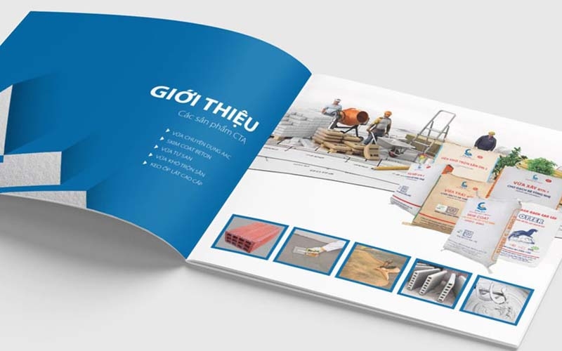 In catalogue sản phẩm cao cấp cho công ty theo mẫu