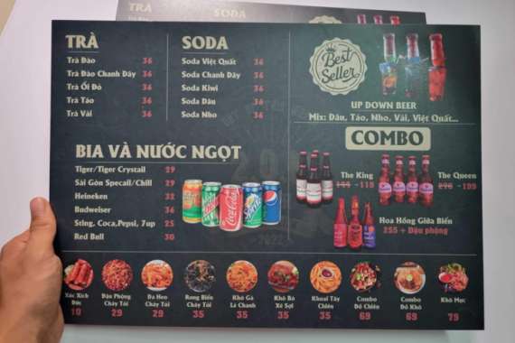 Dịch vụ in menu quán café độc đáo, thu hút khách hàng