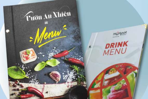 In menu nhựa chống nước tại TPHCM chất lượng cao, giá tốt