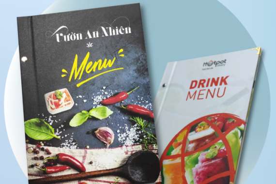 Màu sắc và font chữ trên menu: Yếu tố then chốt tạo ấn tượng
